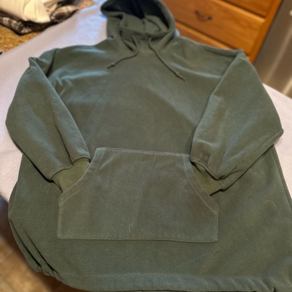 Old Navy Forest Green Fleece Hoodie - Size M